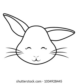 Cute rabbit icon 