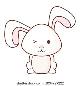 Cute rabbit icon 