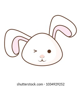 Cute rabbit icon 