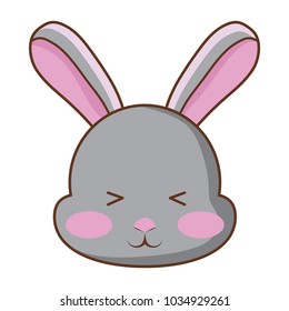 Cute rabbit icon 