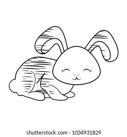 Cute rabbit icon 