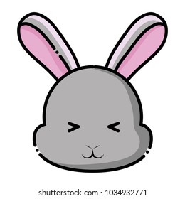 Cute rabbit icon 