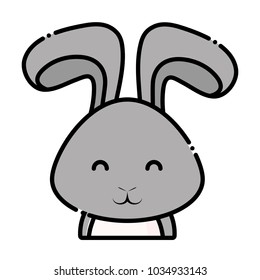 Cute rabbit icon 