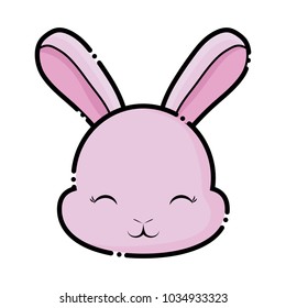 Cute rabbit icon 