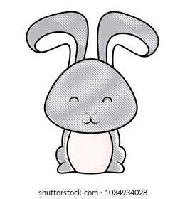 Cute rabbit icon 