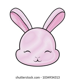 Cute rabbit icon 