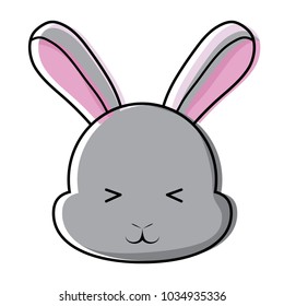 Cute rabbit icon 