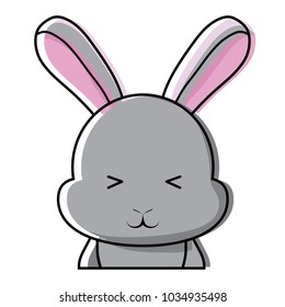 Cute rabbit icon 