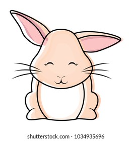 Cute rabbit icon 