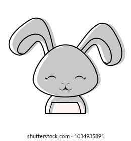 Cute rabbit icon 