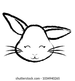 Cute rabbit icon 