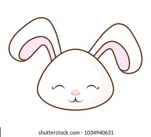 Cute rabbit icon 
