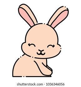 Cute rabbit icon