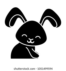 Cute rabbit icon