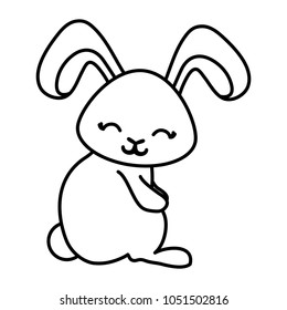 Cute rabbit icon