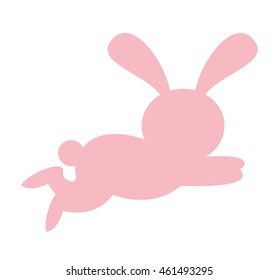cute rabbit isolated icon design, vector illustration graphic