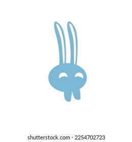 Cute rabbit, logo for gamers