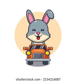 cute rabbit mascot cartoon character ride on car