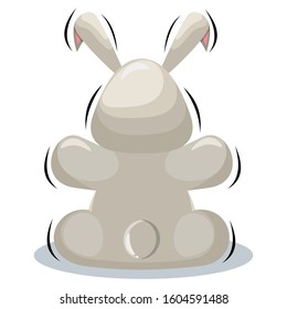 cute rabbit mascot design vector premium