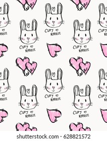 Cute Rabbit  Pattern