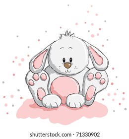 Cute rabbit with pink details