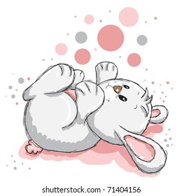 Cute rabbit - pink details
