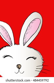 Cute Rabbit Sketch