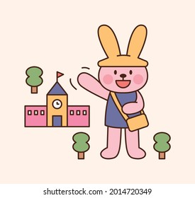 うさぎ イラスト 正面 の画像 写真素材 ベクター画像 Shutterstock