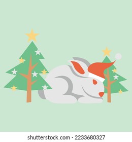 diseño de icono de símbolo de conejo lindo
