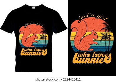 Cute rabbit t shirt design 