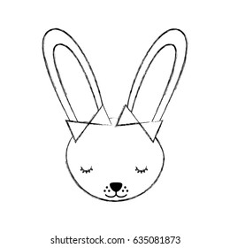 cute rabbit tender character