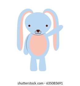 cute rabbit tender character