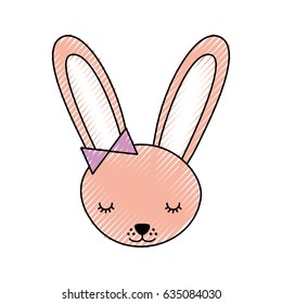 cute rabbit tender character