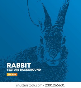 cute rabbit texture background retro