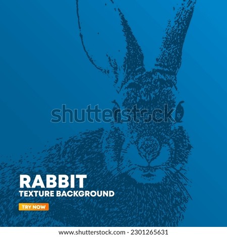 cute rabbit texture background retro