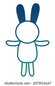 cute rabbit toy children image