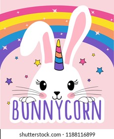cute rabbit unicorn