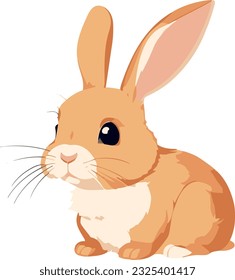 Cute rabbit vector design cartoon