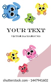Cute rabbit vector. Easter Bunny. Can be used for kids shirt design., children cartoon character, vector background.