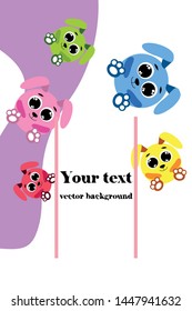 Cute rabbit vector. Easter Bunny. Can be used for kids shirt design., children cartoon character, vector background.