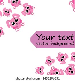 Cute rabbit vector. Easter Bunny. Can be used for kids shirt design., children cartoon character, vector background.