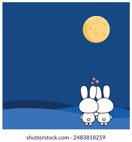 cute rabbit vector illustration design. Eps 10