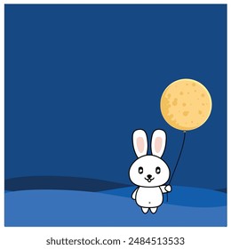 cute rabbit vector illustration design. Eps 10