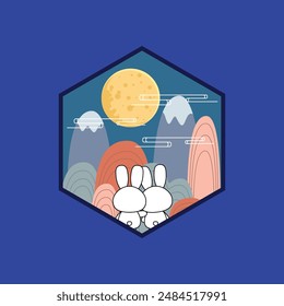 cute rabbit vector illustration design. Eps 10