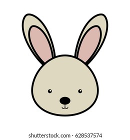 cute rabbit woodland animal