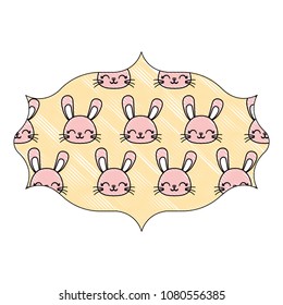 cute rabbits design