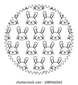 cute rabbits design