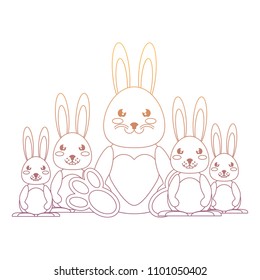 Cute rabbits design