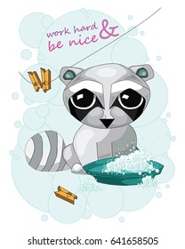 Cute Raccoon