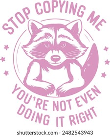 Cute Raccoon t-shirt design.every raccoon t-shirt